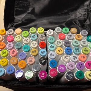 72 Piece Multicolor Marker Set